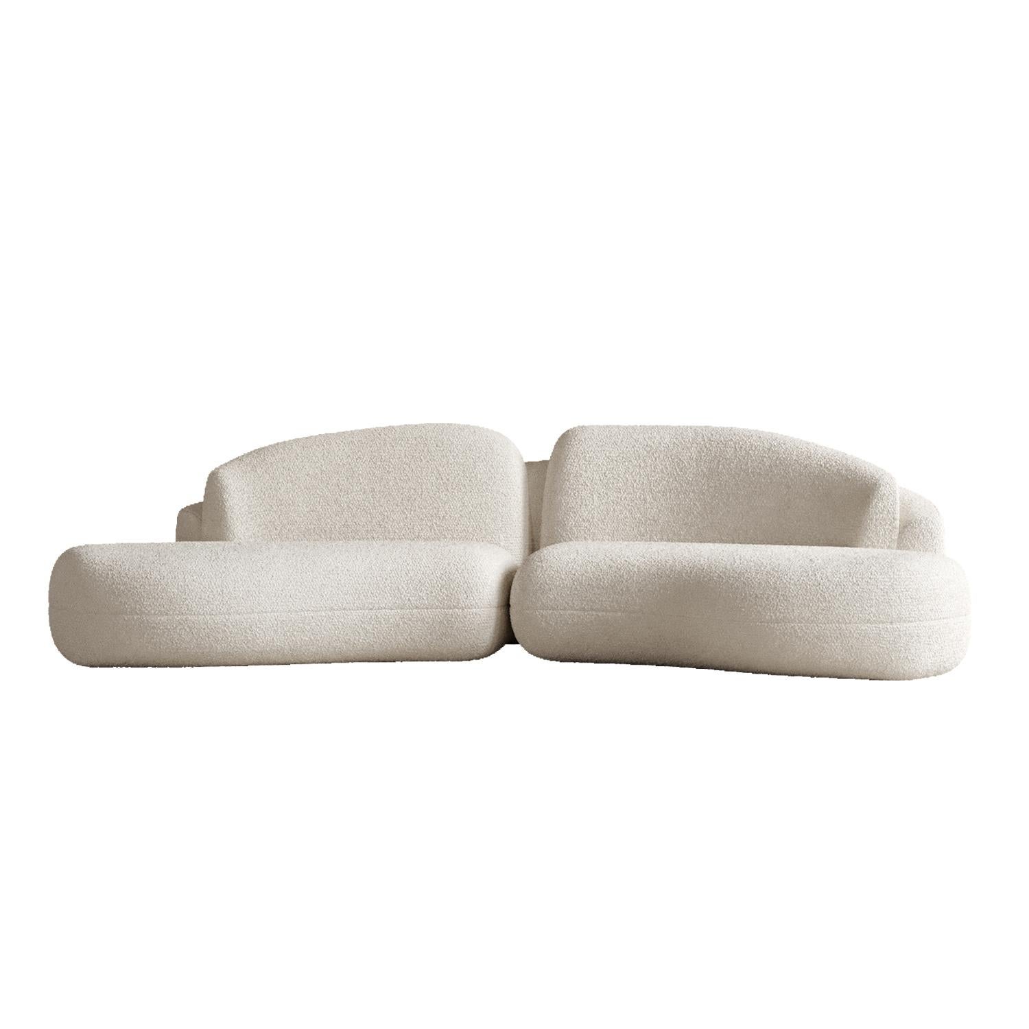 Contemporary Beige MRS 1 Sofa by Plyus Furniture For Sale