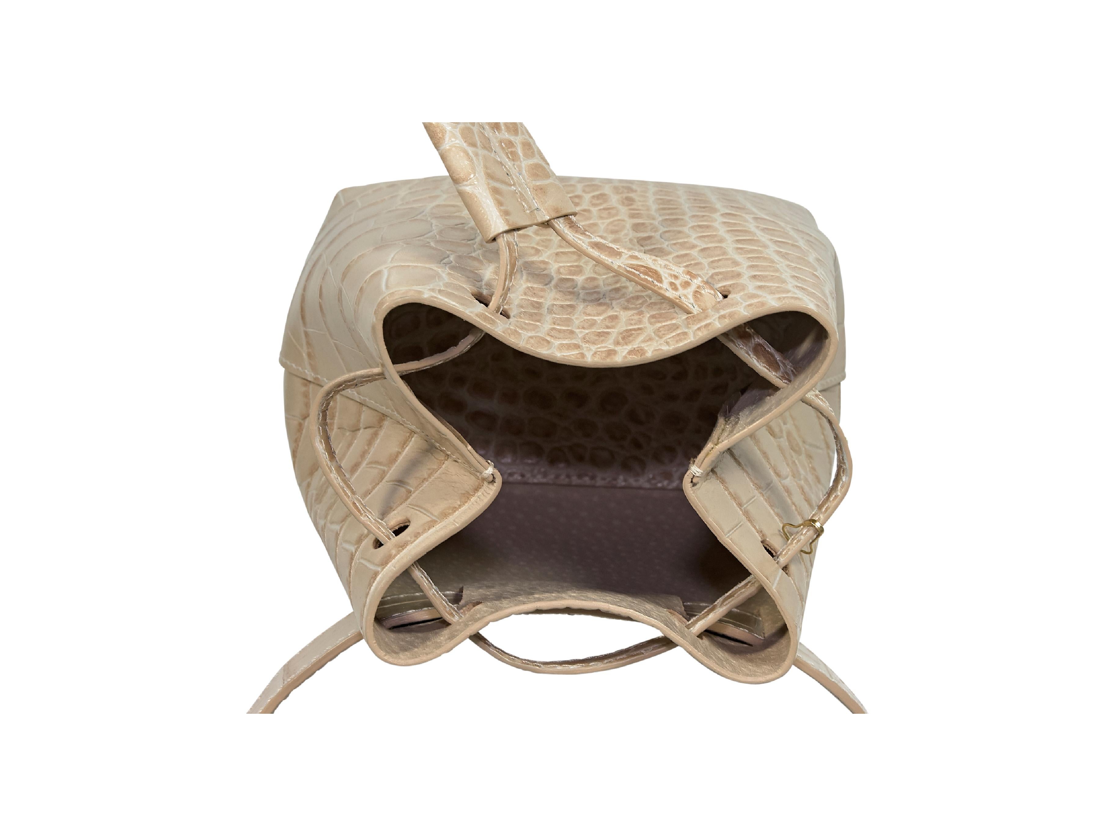 Women's Beige Nanushka Vegan Leather Minee Belt Bag