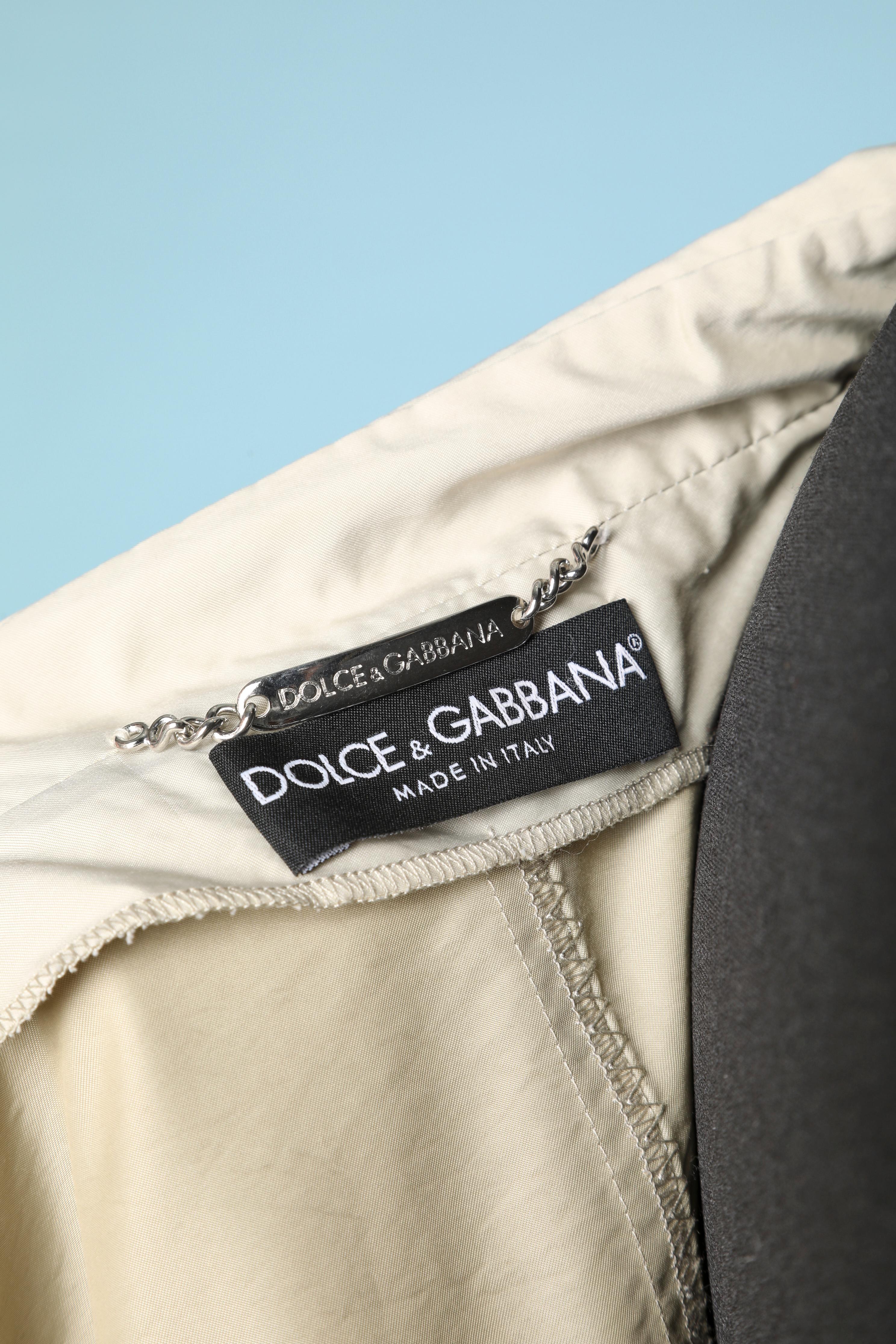 Beige nylon trench-coat Dolce &Gabbana  In Excellent Condition In Saint-Ouen-Sur-Seine, FR