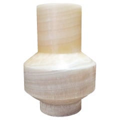 Beige Onyx Reversible Vase