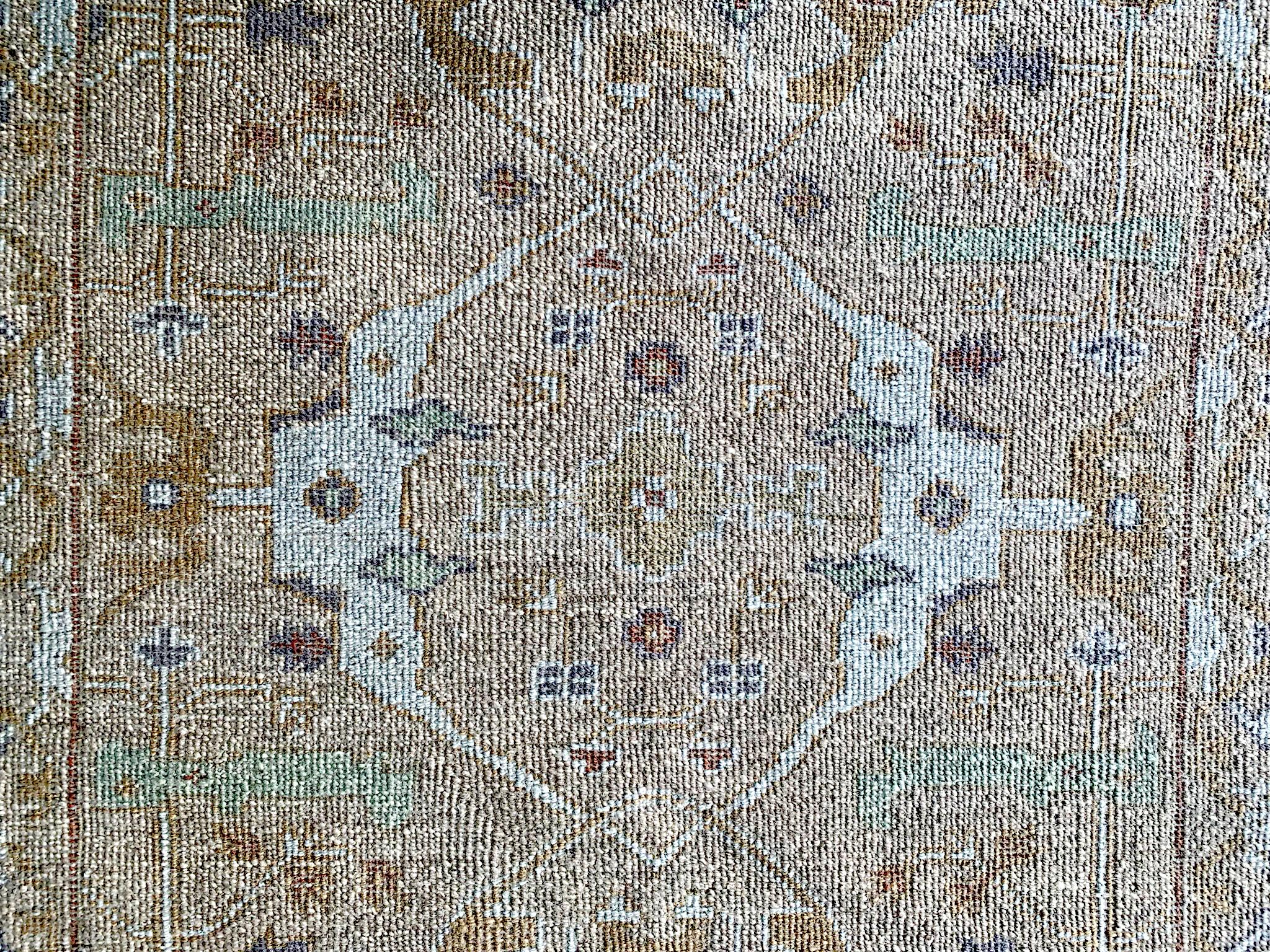 XXIe siècle et contemporain Beige Oushak en vente