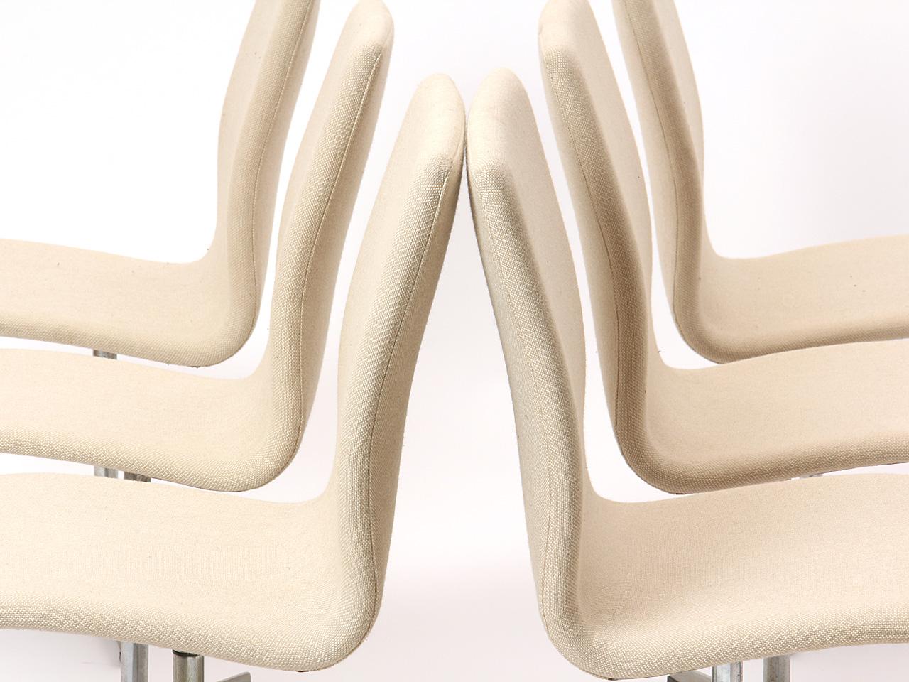 Acciaio Sedia 'Oxford' di Arne Jacobsen per Fritz Hansen in vendita