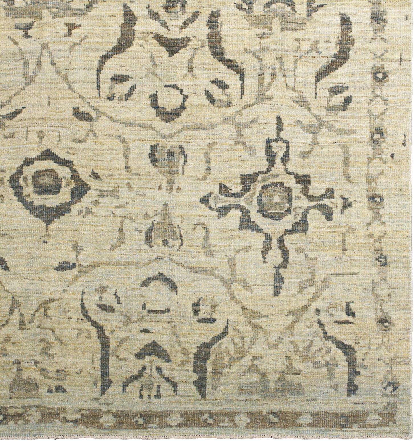 Alfombra Persa Beige Anudada a Mano 16 pies x 19 pies 8, Tamaño de la Sala de Estar en Excelente estado para la venta en Dallas, TX