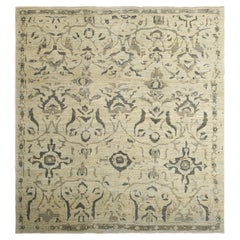 Beige Persian Hand Knotted Rug 16 ft x 19 ft 8, Room Size for Living Room