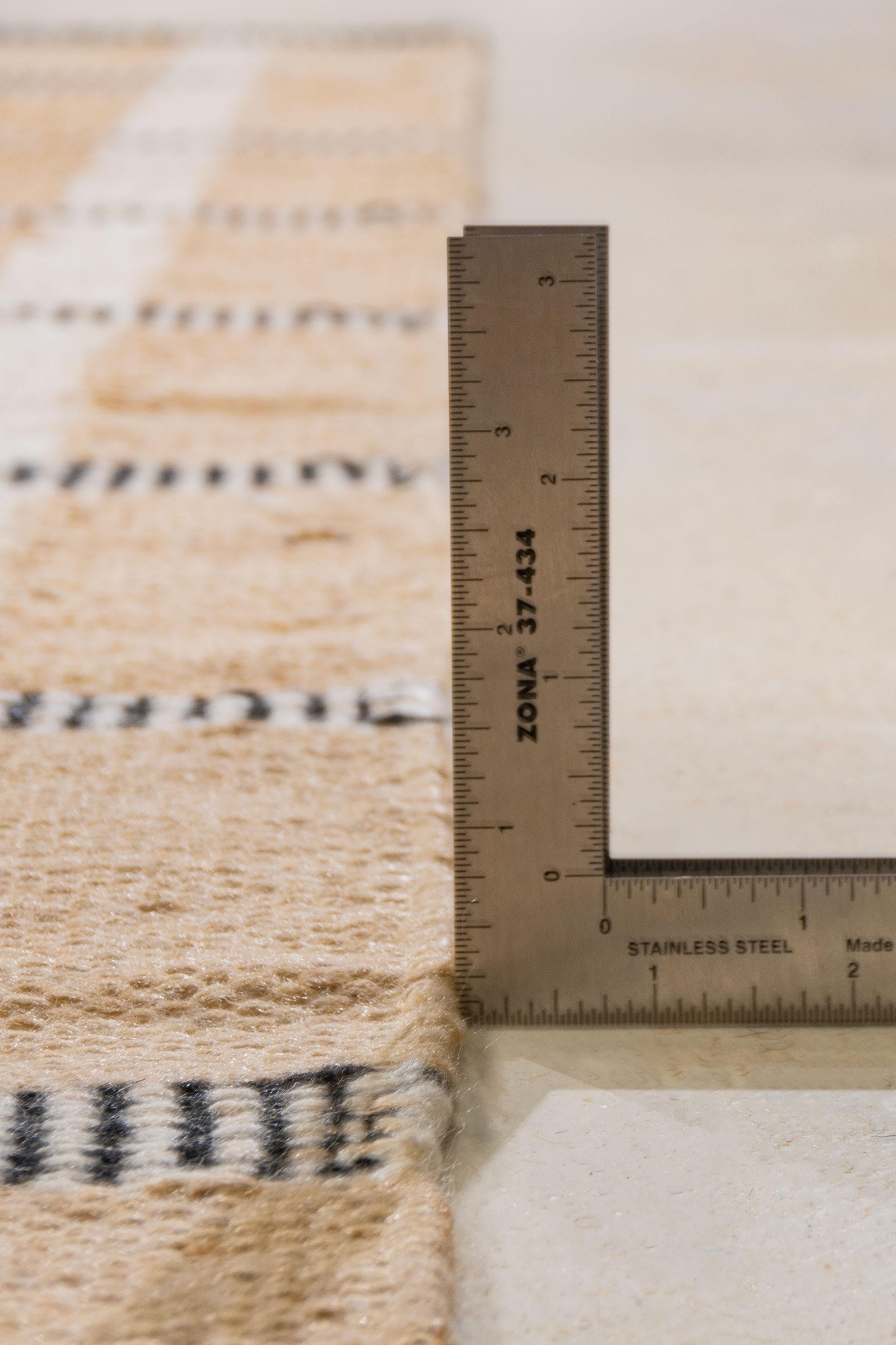 Alfombra de exterior de cuadros beige para interior, 9' x 12 en venta 5