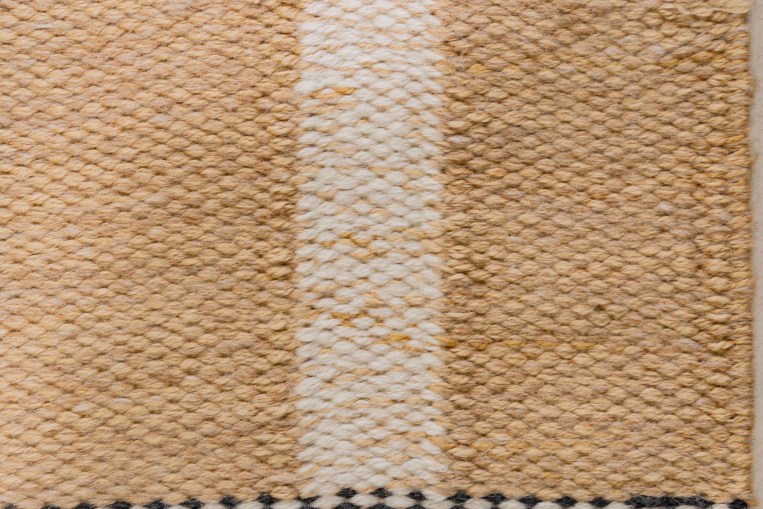 Alfombra de exterior de cuadros beige para interior, 9' x 12 Poliéster en venta