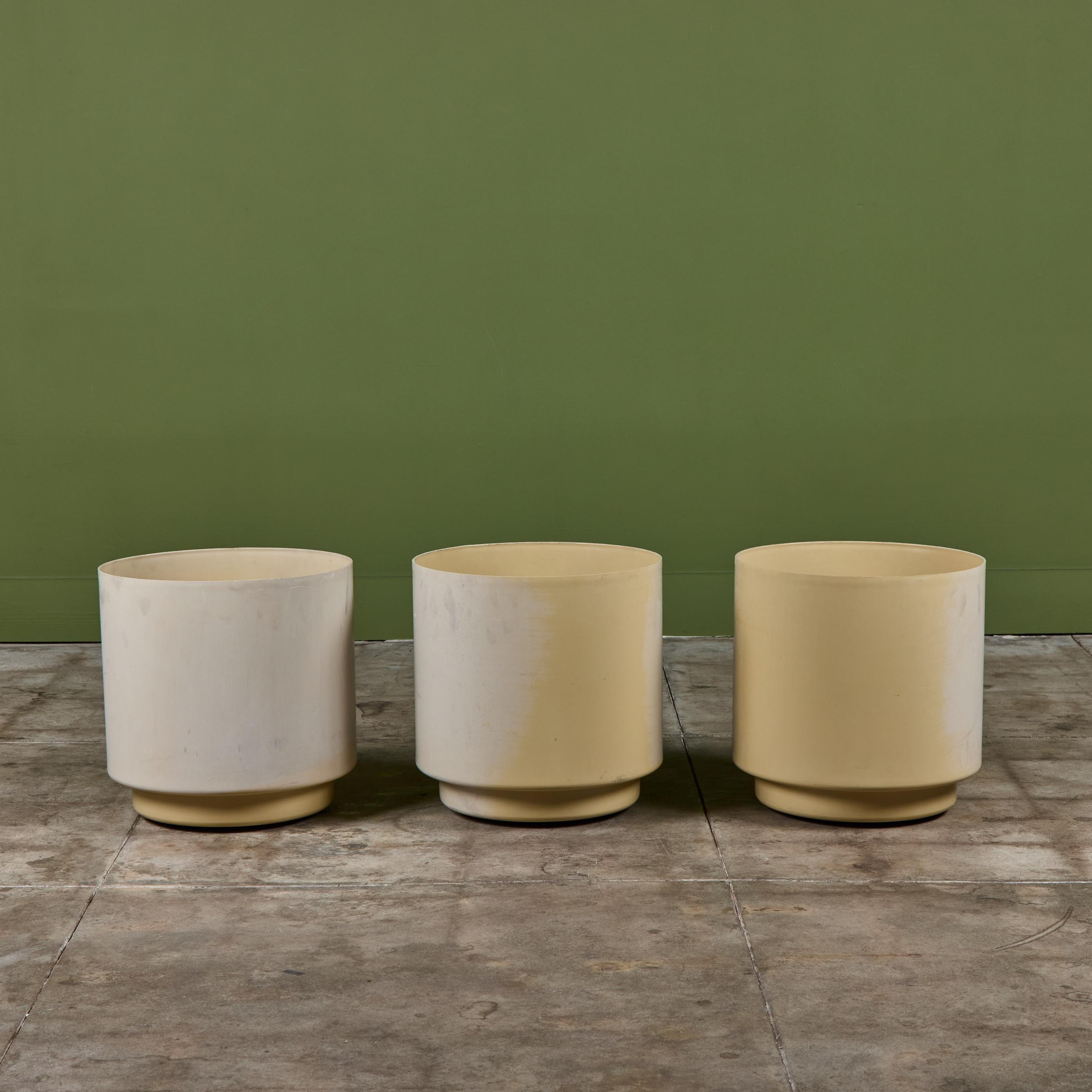 Mid-Century moderno Fioriera beige di Anna Castelli Ferrieri per Kartell in vendita
