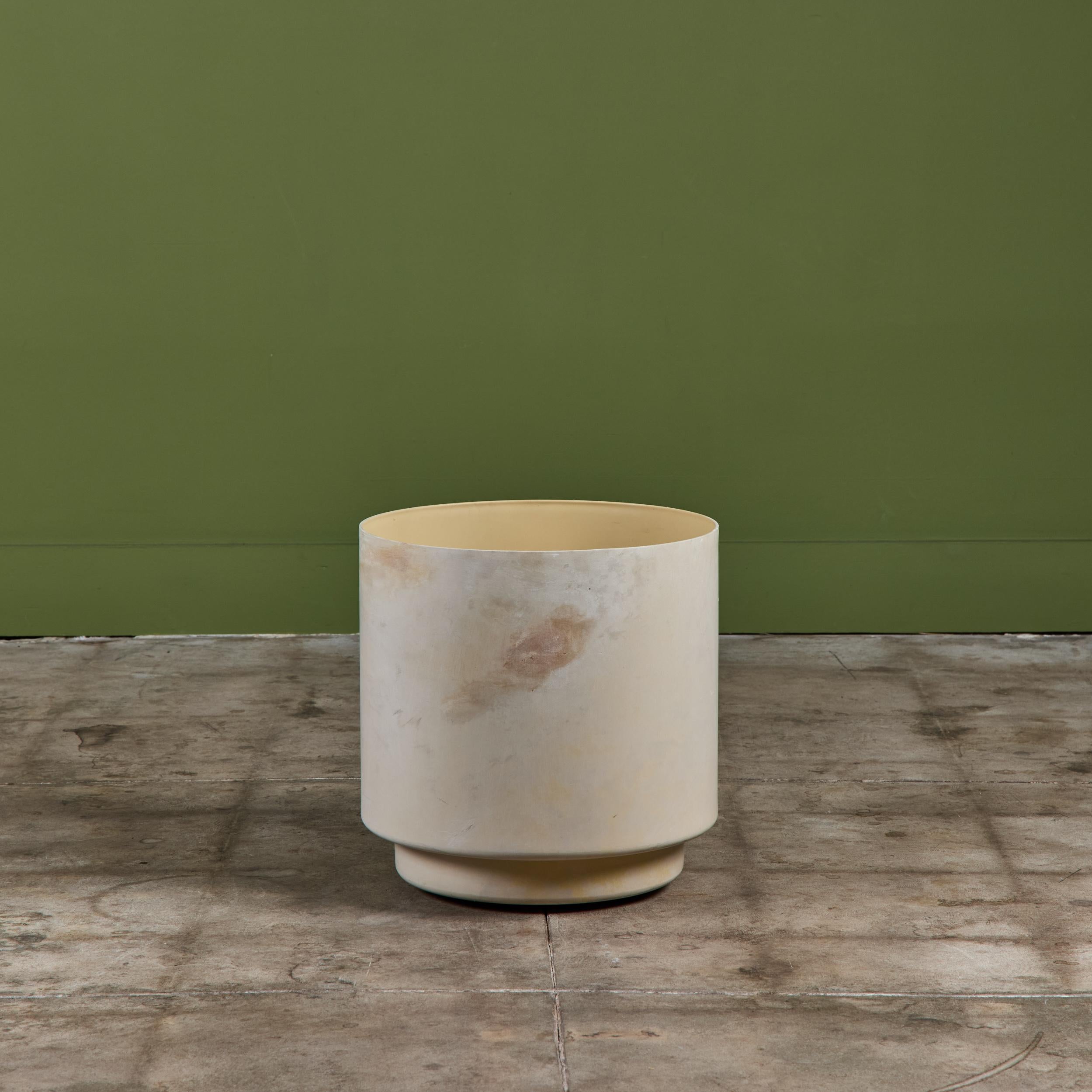 Fine XX secolo Fioriera beige di Anna Castelli Ferrieri per Kartell in vendita