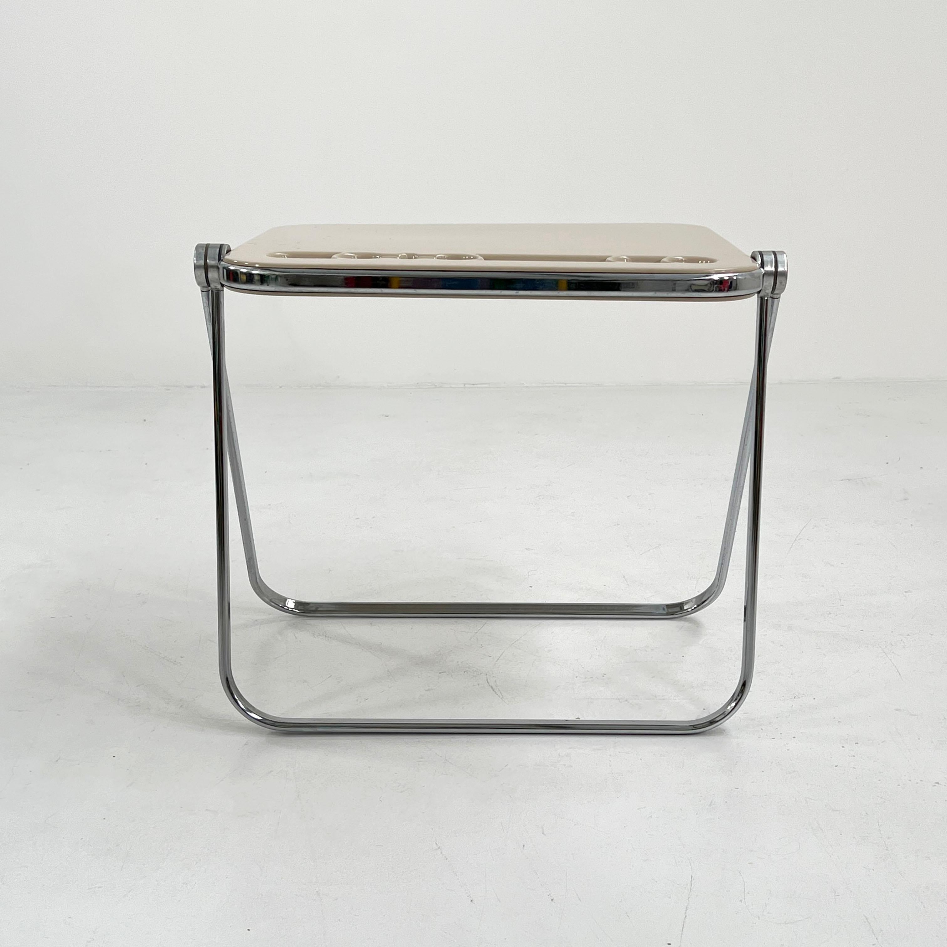 Late 20th Century Beige Platone Folding Desk by Giancarlo Piretti for Anonima Castelli, 1970s