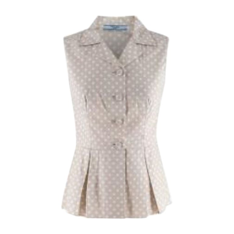 Camicetta in cotone beige a Dot Dot Dot in vendita