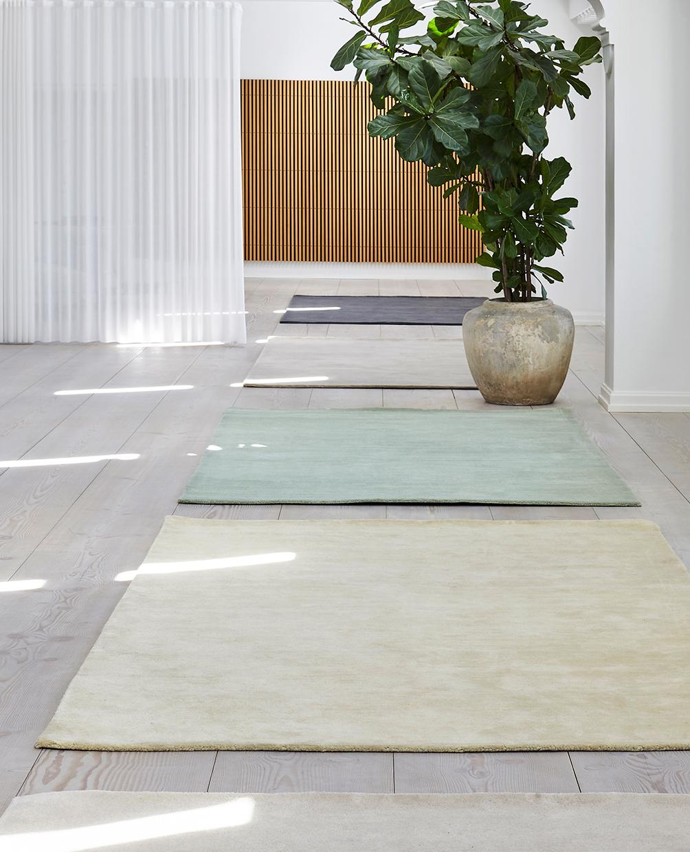 Beigefarbener RePeat-Teppich von Massimo Copenhagen (Baumwolle) im Angebot