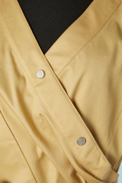 Beige Safari day dress wrap on the hips Thierry Mugler