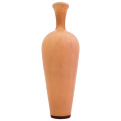 Beige Stoneware Vase, Berndt Friberg, Gustavsberg, 1963 - Scandinavian Modern
