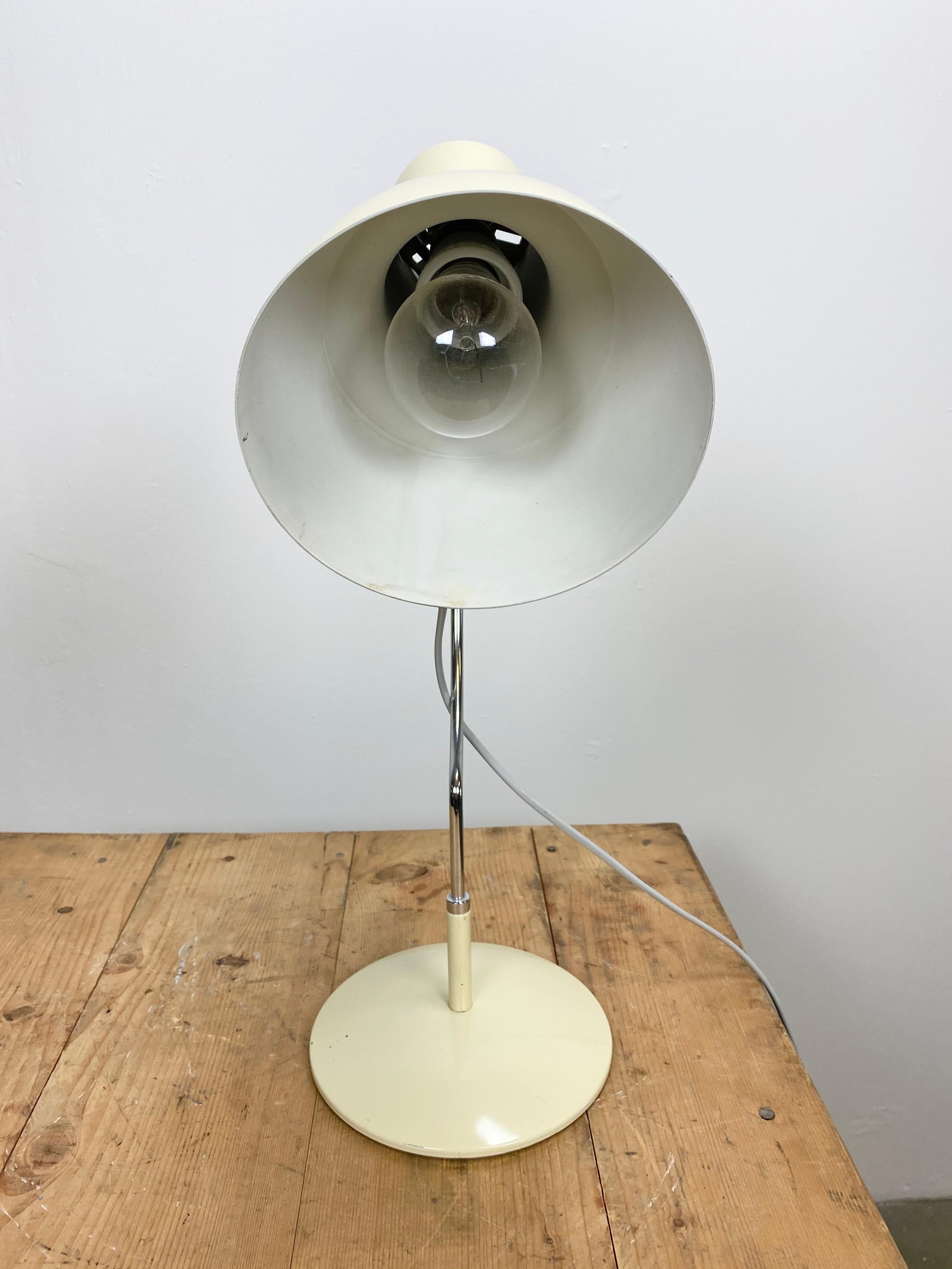Mid-20th Century Beige Table Lamp by Josef Hurka for Napako, 1960s