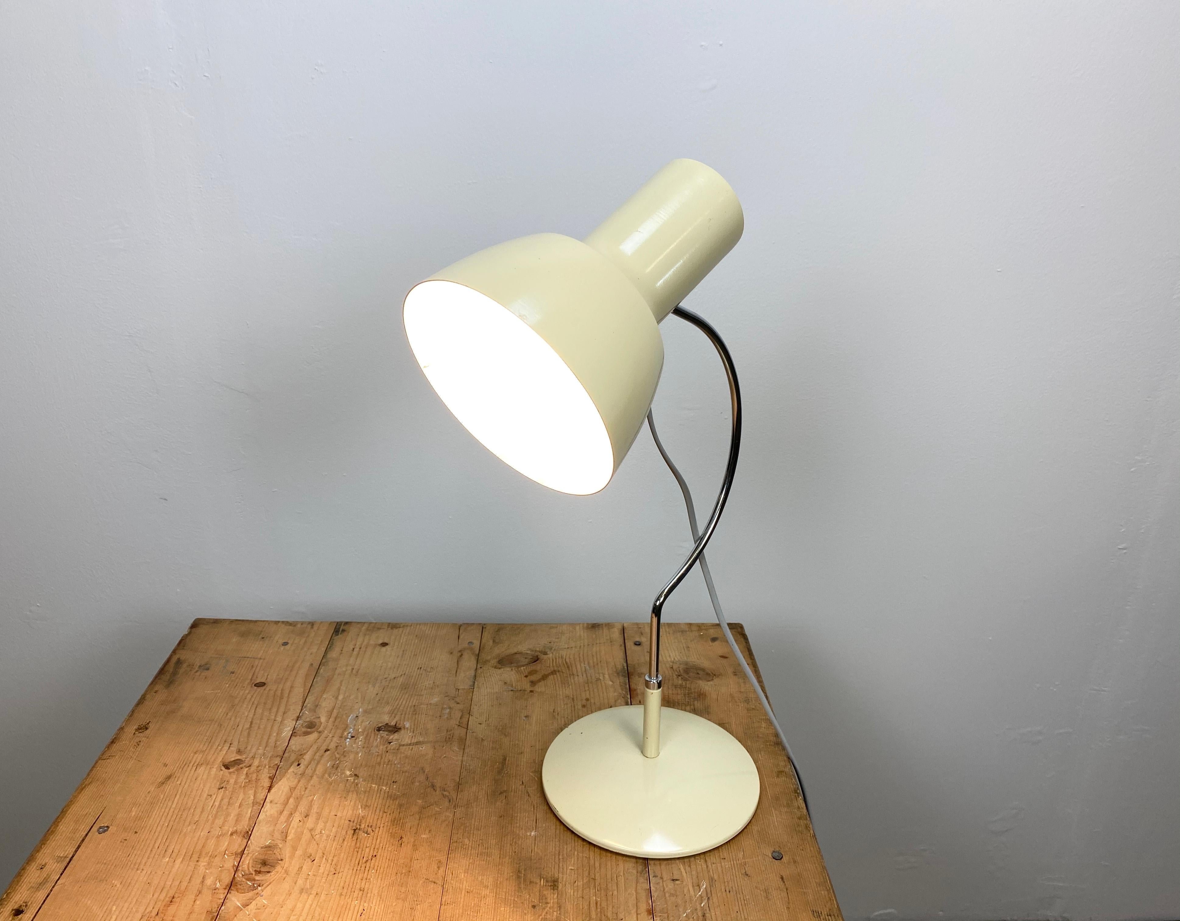Beige Table Lamp by Josef Hurka for Napako, 1960s 2