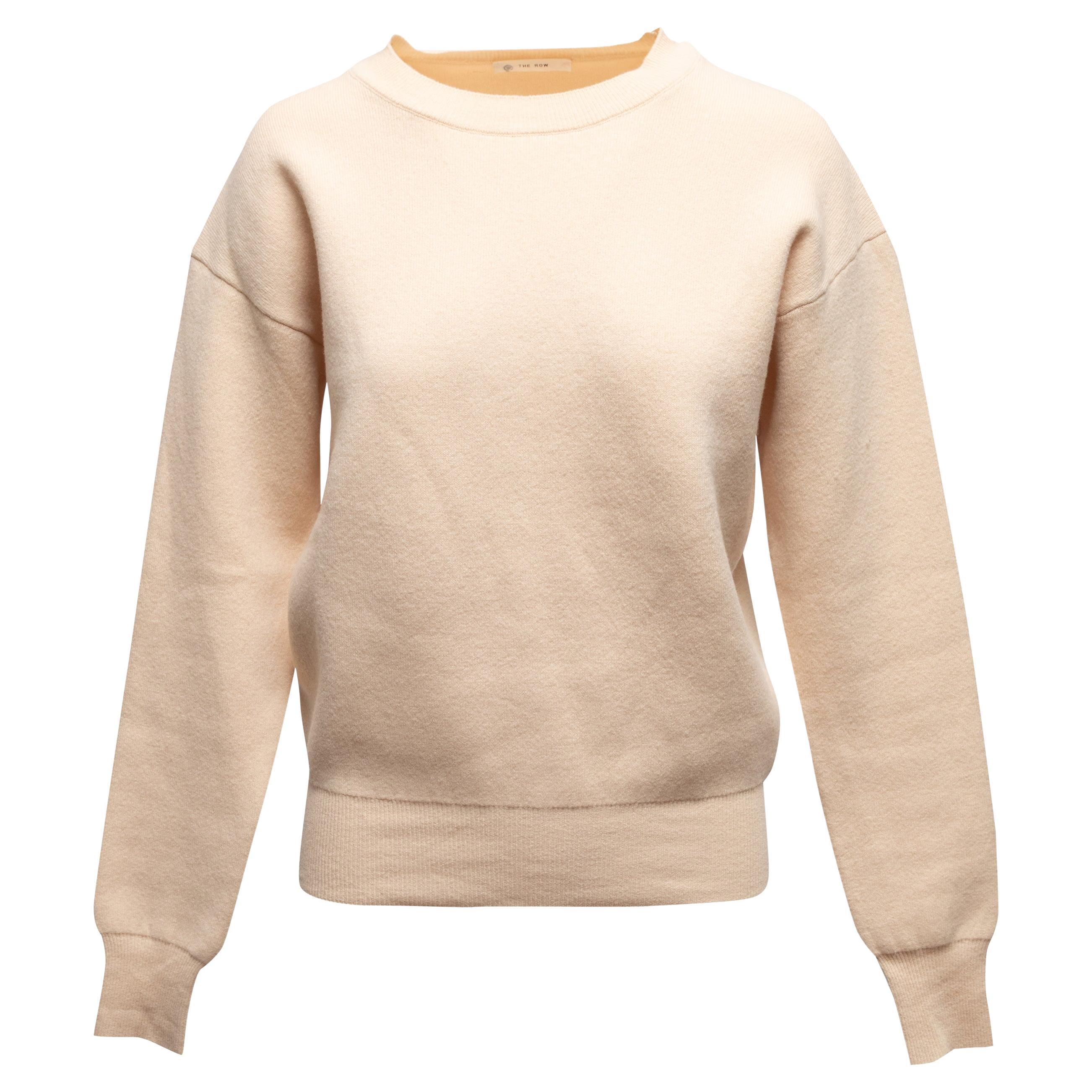 Beige The Row Merino Wool & Cashmere-Blend Sweater Size US XS