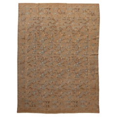 alfombra abc Alfombra de lana tradicional vintage beige - 7' x 9'6