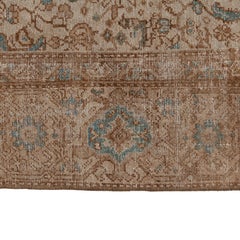abc carpet Beige Vintage Traditional Wool Runner - 4'9" x 10'1"
