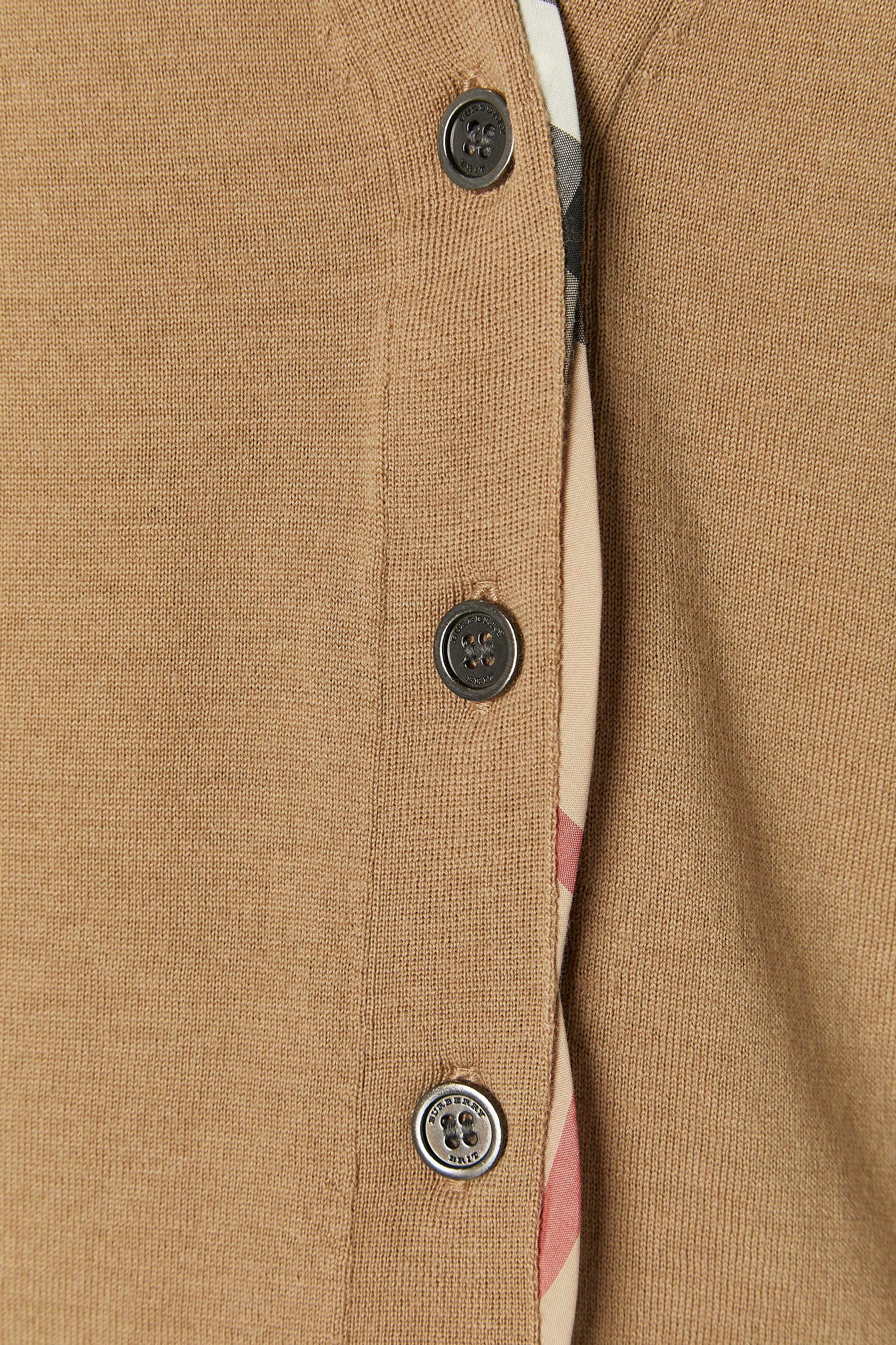 Beige Wollstrickjacke BURBERRY BRIT Neu im Zustand „Neu“ im Angebot in Saint-Ouen-Sur-Seine, FR