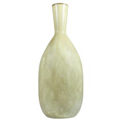 Vase beige/jaune, Carl-Harry Stlhane, Rrstrand, Vintage du milieu du siècle dernier