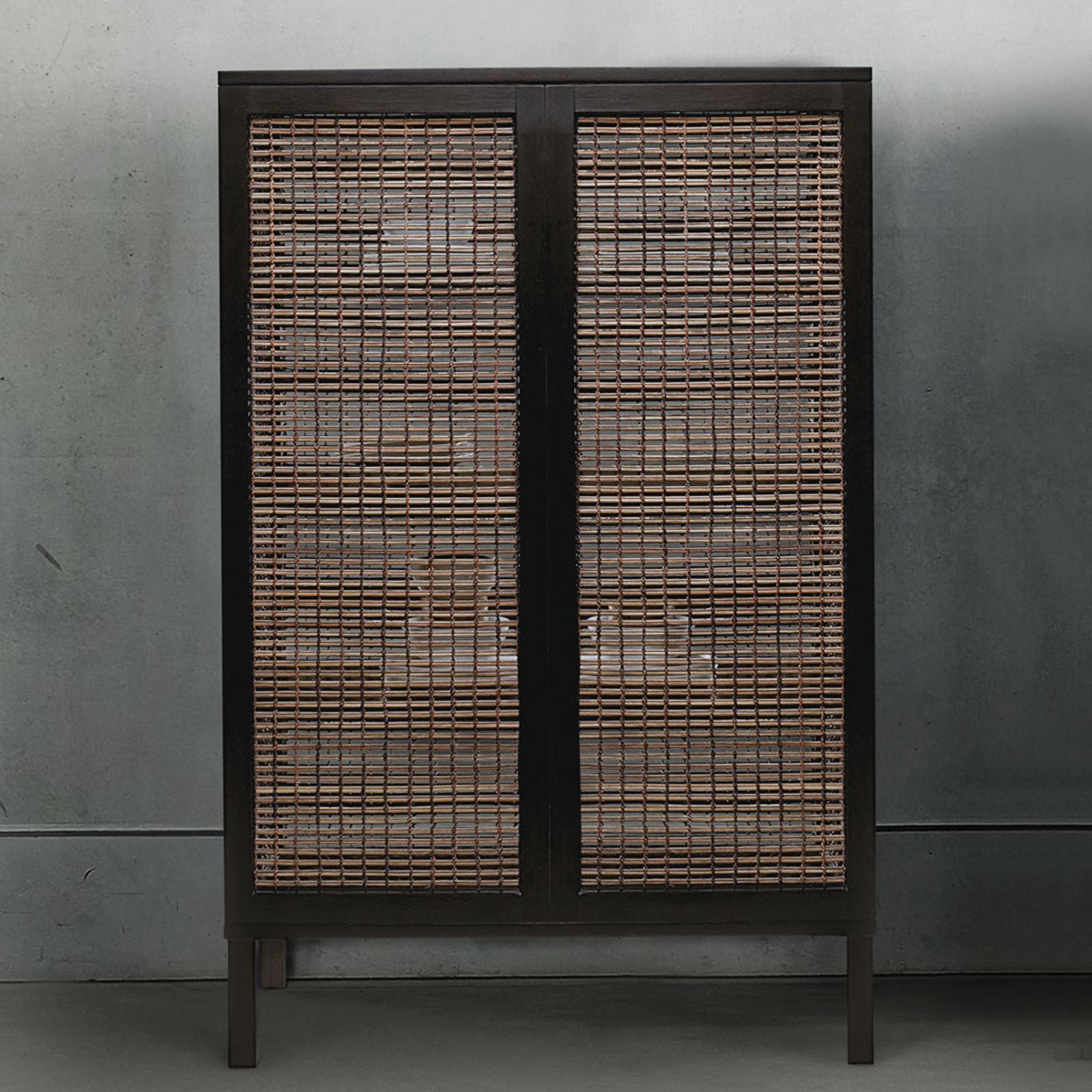 Philippine Beijing Cabinet in Brown Finish For Sale