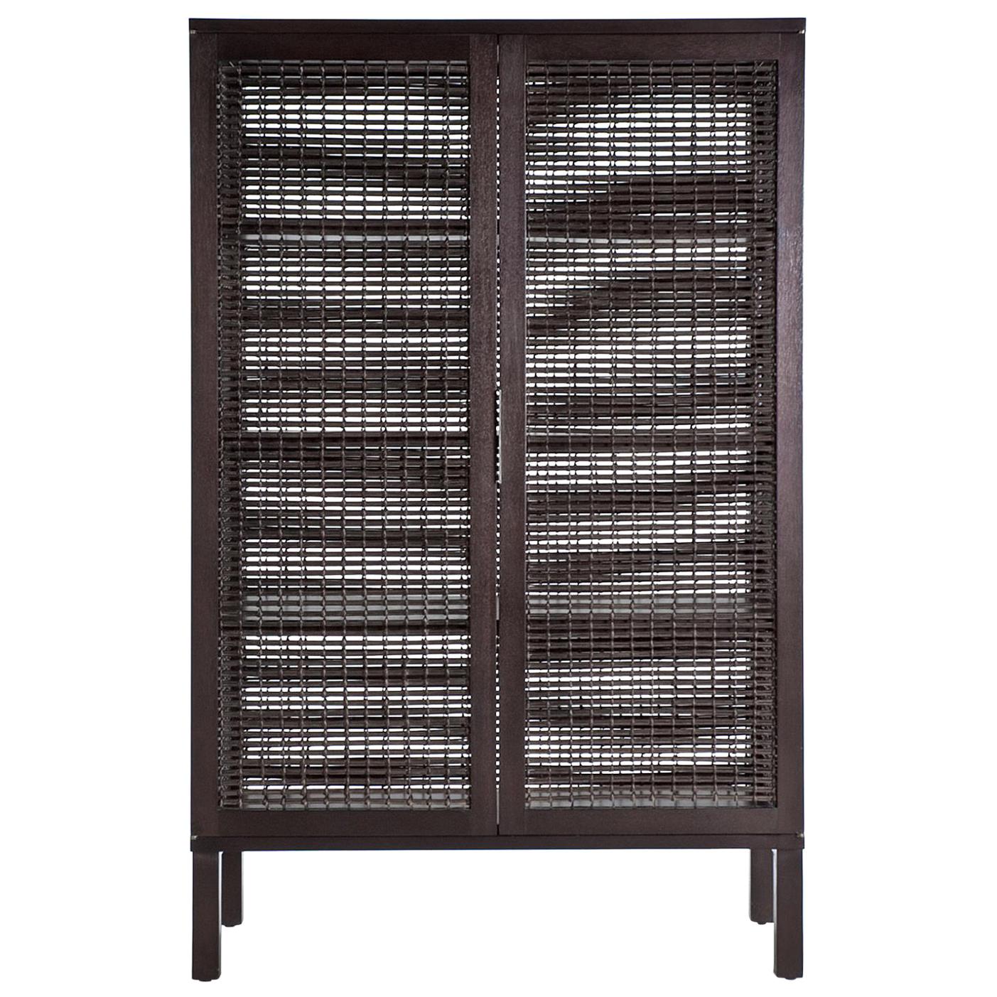Beijing Cabinet in Brown Finish For Sale