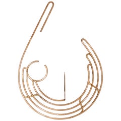 Being Nearly Something by Rodger Stevens, Kinetic Sculpture in Brass, 2018