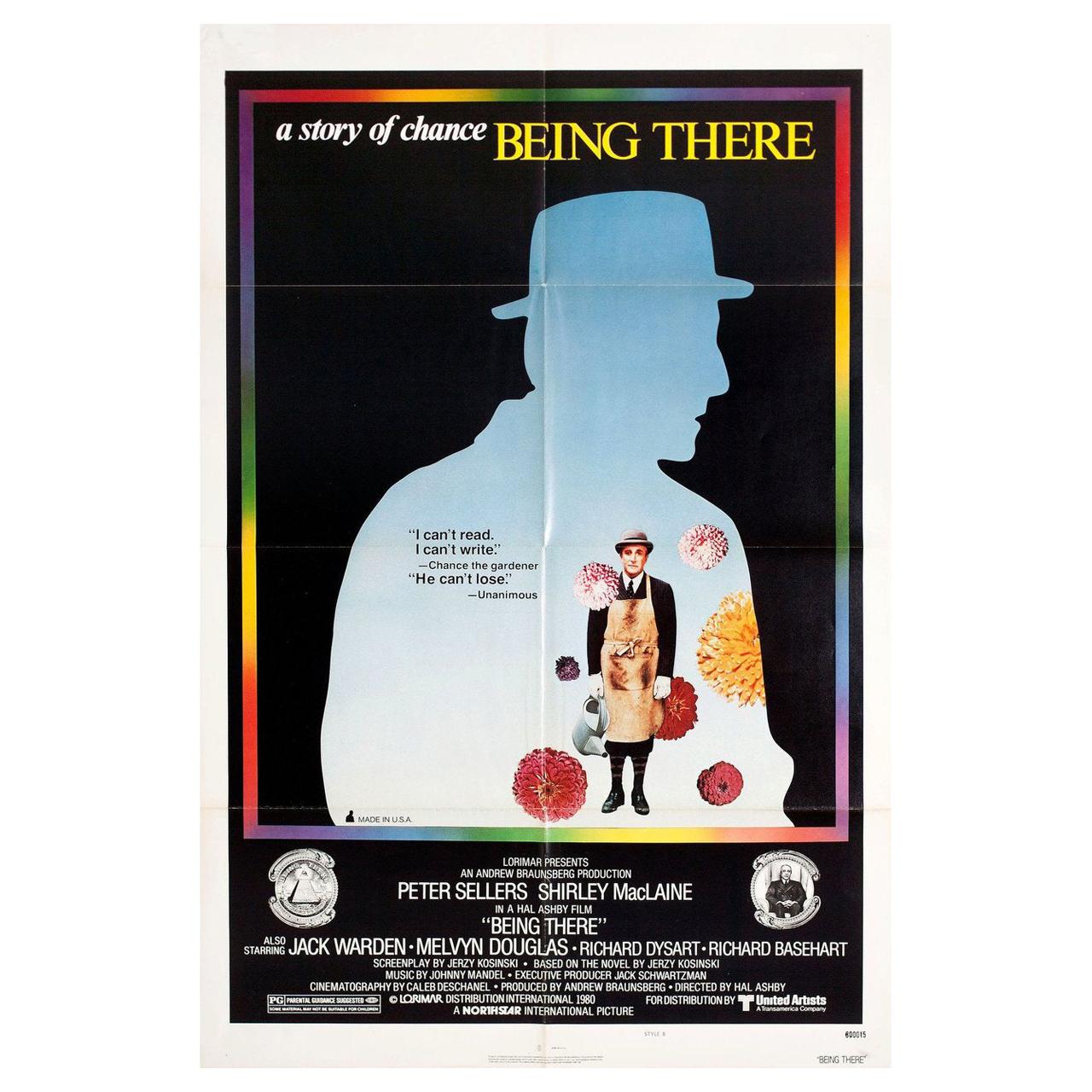 "Being There", 1980 U.S. One Sheet Film Poster