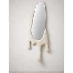 Beio Einzigartiger Wandspiegel aus Puebla Travertinstein von Andres Monnier