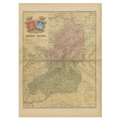 Beira Baixa: Un Retrato Cartográfico de la Frontera Histórica de Portugal en 1903