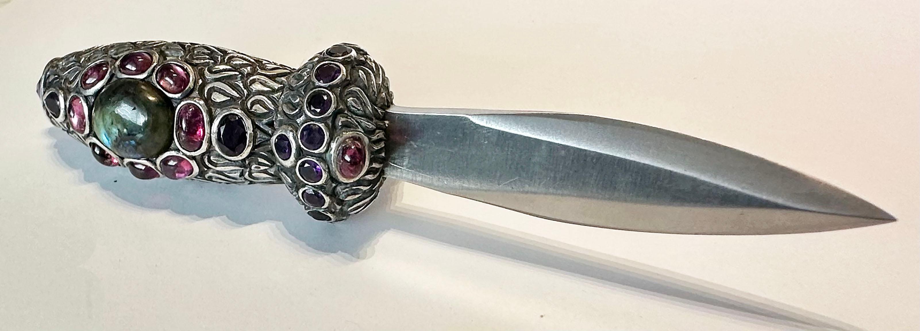 Bejeweled Letter Opener In New Condition For Sale In Coupeville, WA