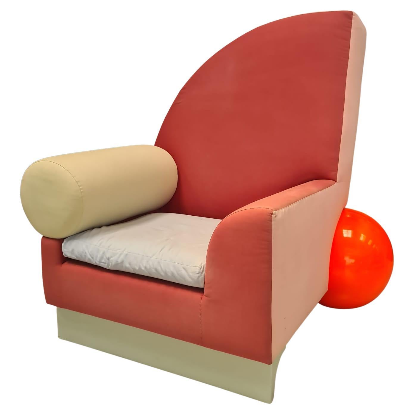Bel Air Armchair by Peter Shire, Memphis Milano For Sale