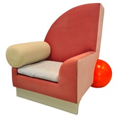 Vintage Bel Air Armchair by Peter Shire, Memphis Milano