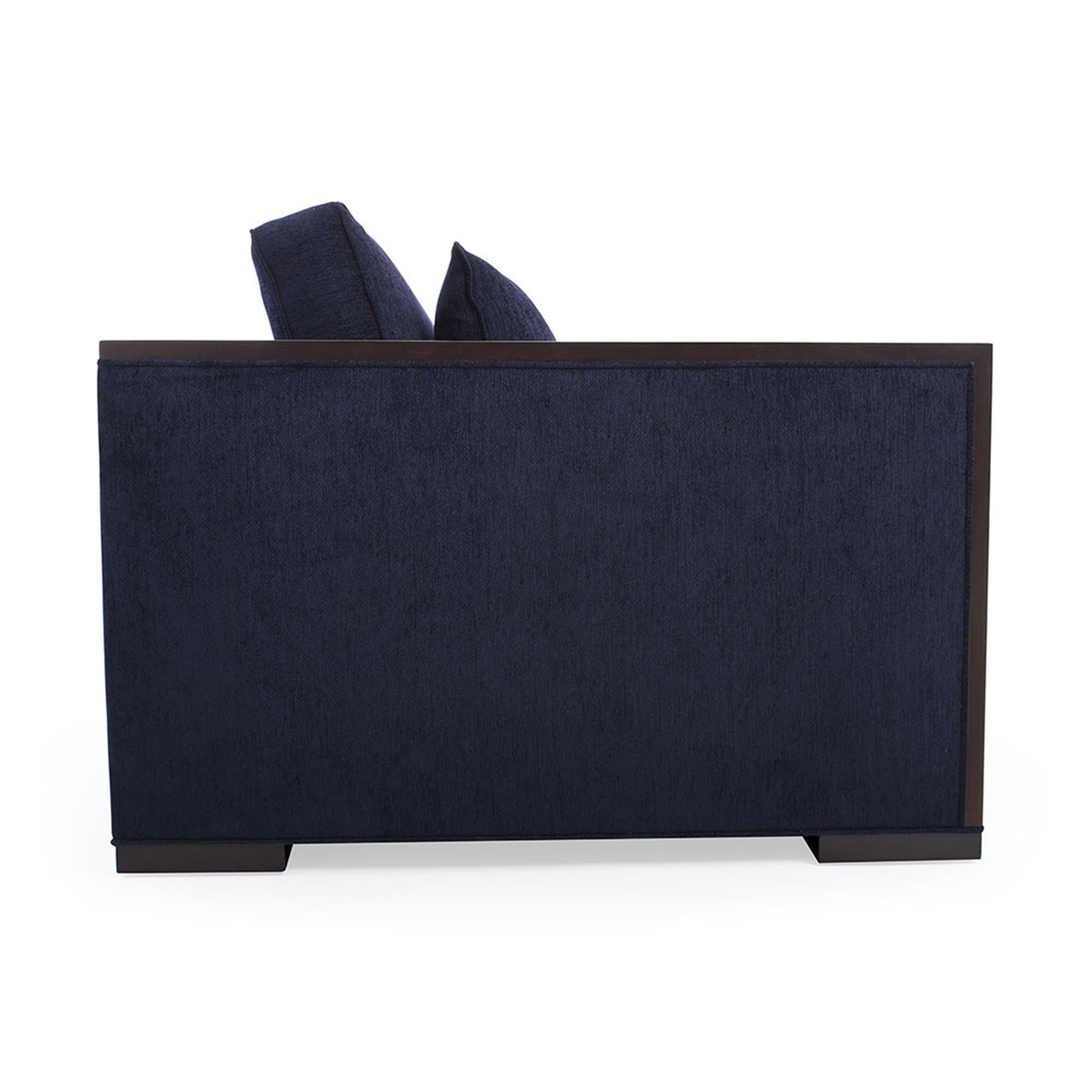 Modern Bel Air Armchair in Ebony & Stone by Innova Luxuxy Group For Sale