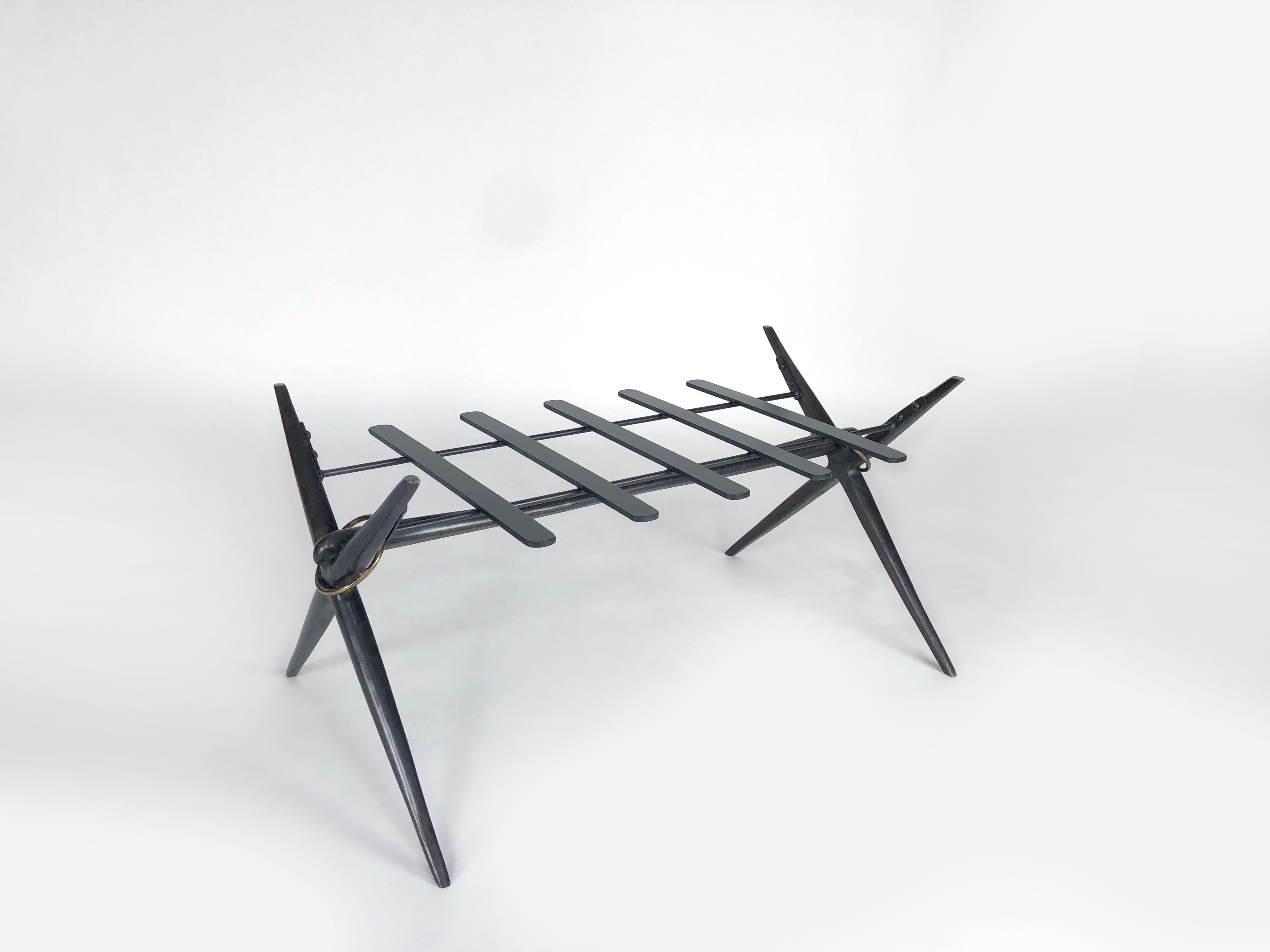 Contemporary Bel Air Bench by Bourgeois Boheme Atelier For Sale