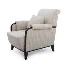 Bel Air Lounge Chair I in Chocolate and Granite by Innova Luxuxy Group