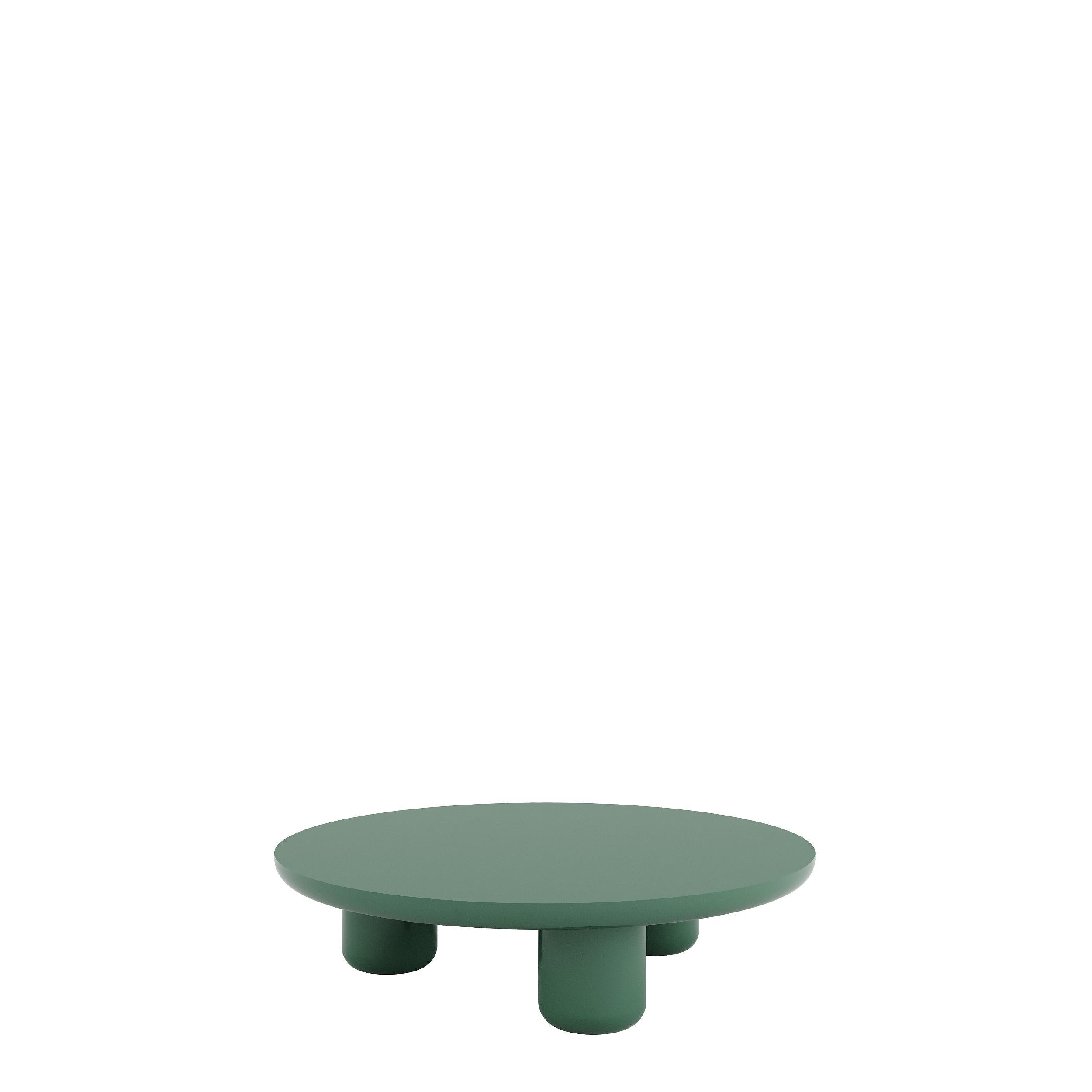 Modern BEL-AIR Round Coffee Table in wood For Sale