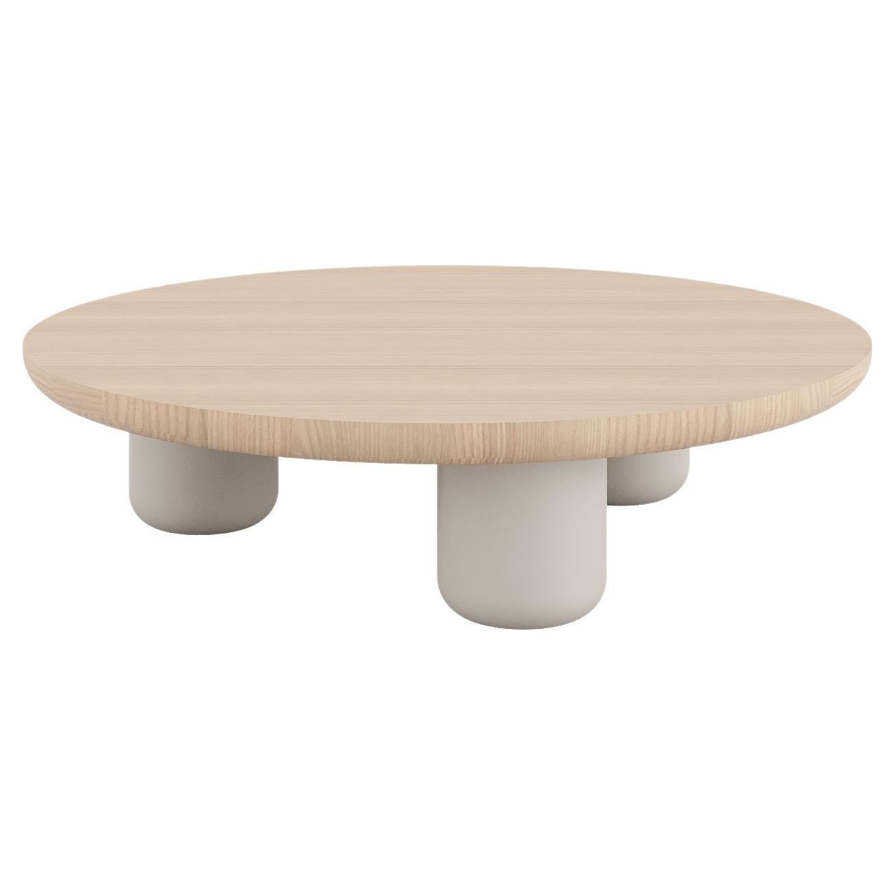 BEL-AIR Round Coffee Table in wood For Sale