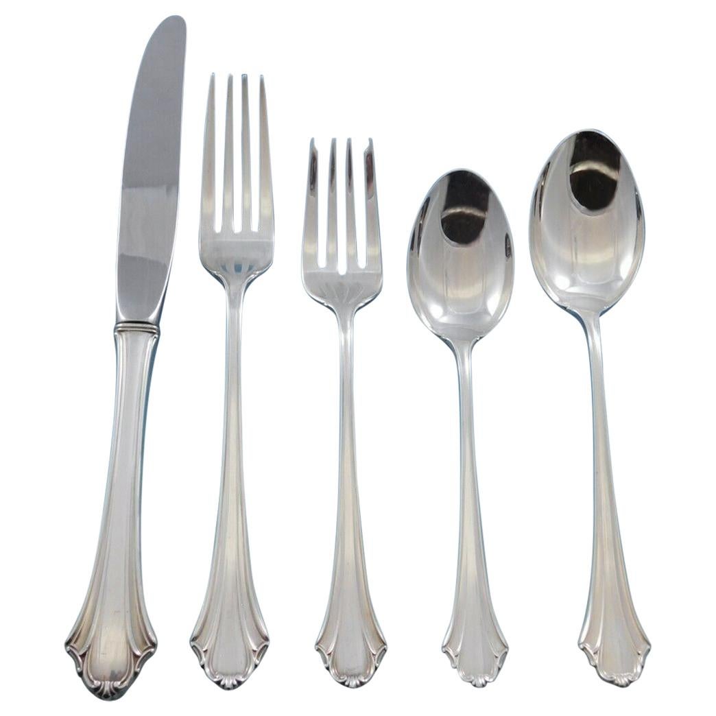 Bel chateau by lunt sterling silver flatware set for 4 service 20