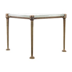 Bel Design 1970s Italian Hand Forged Brass Coffee Table
