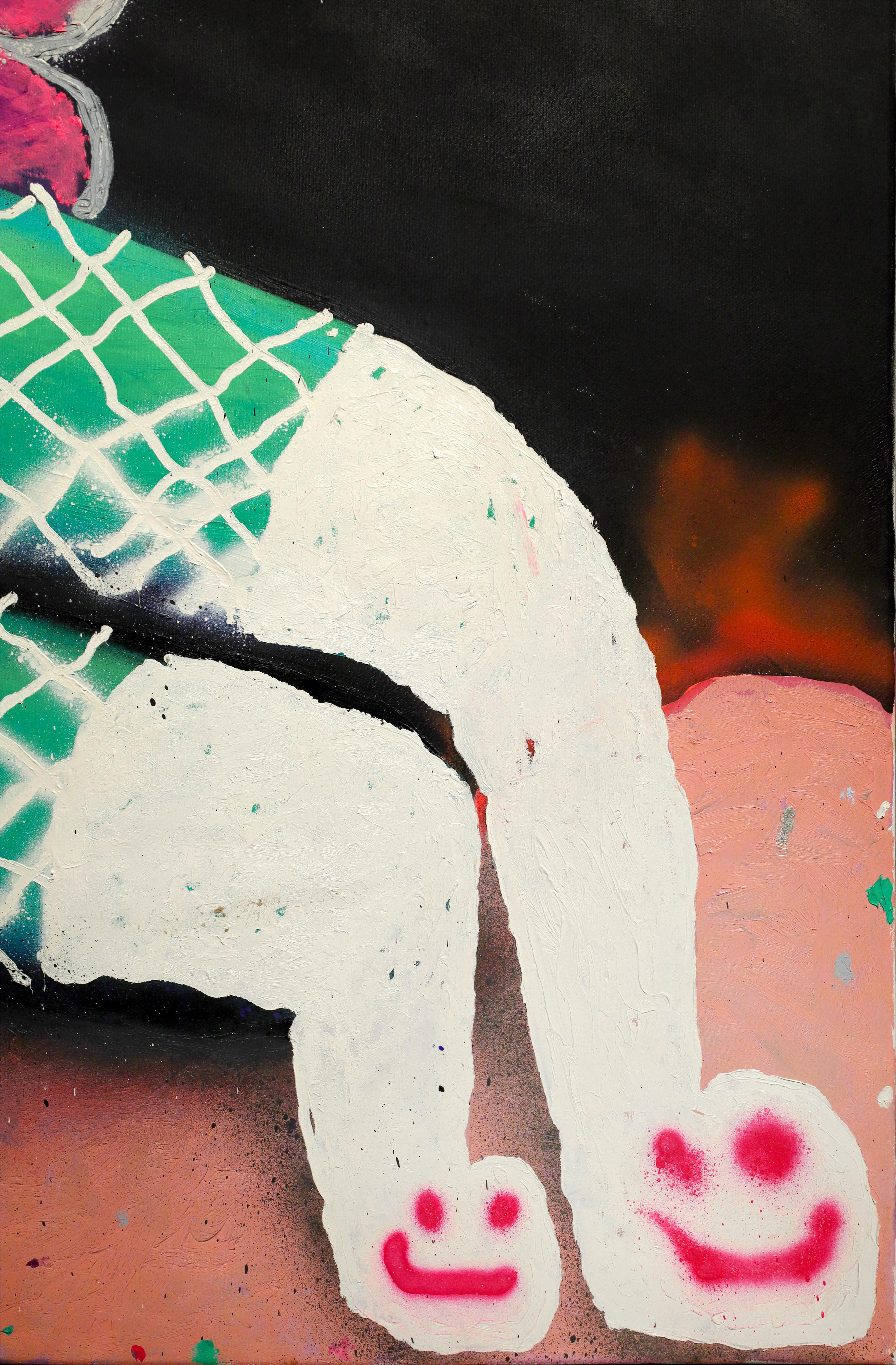 'Cherry Gun' Painting, 2023 in vendita 2