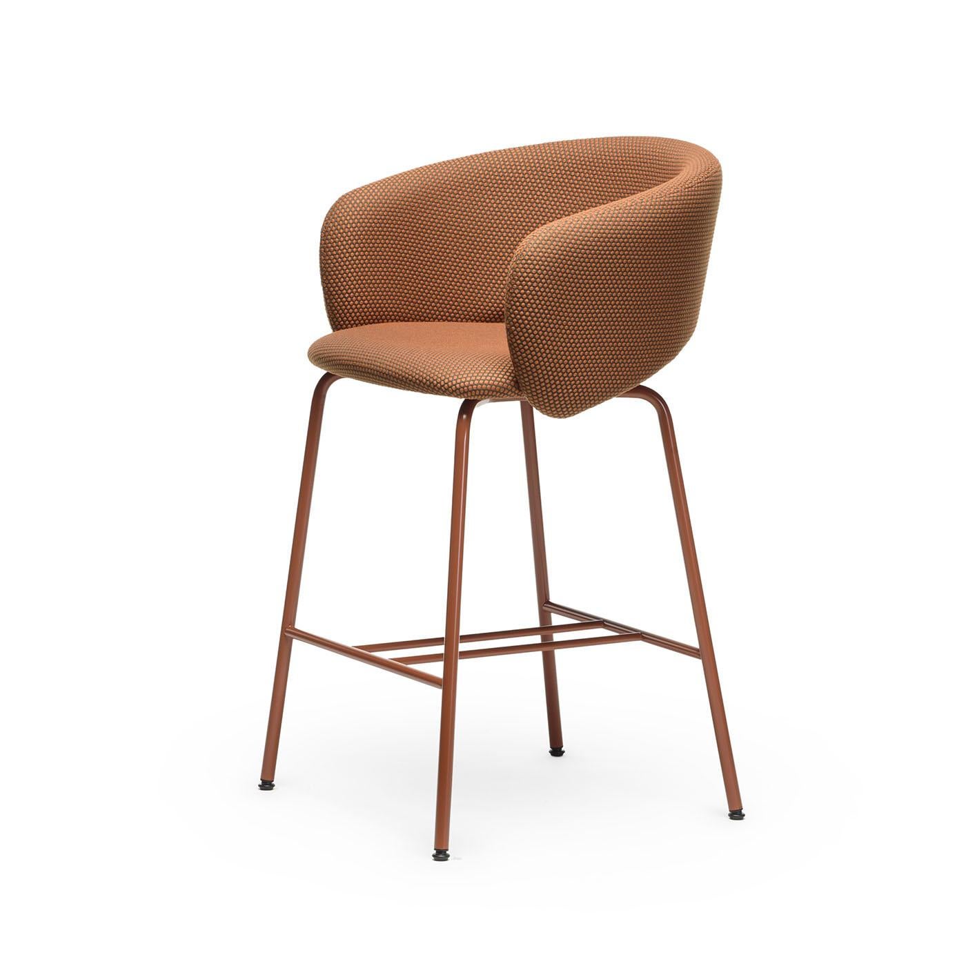 XXIe siècle et contemporain Tabouret de bar en terre cuite Bel M-Sg-65 par Pablo Regano en vente