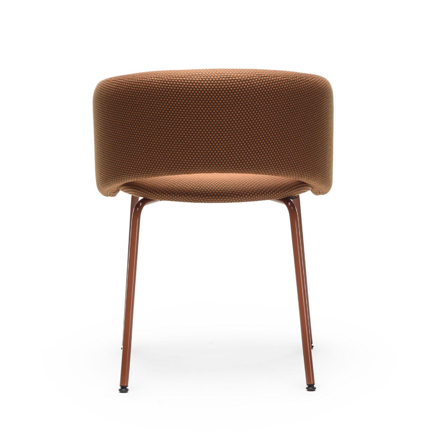 Metal Bel M Terracotta Chair By Pablo Regano