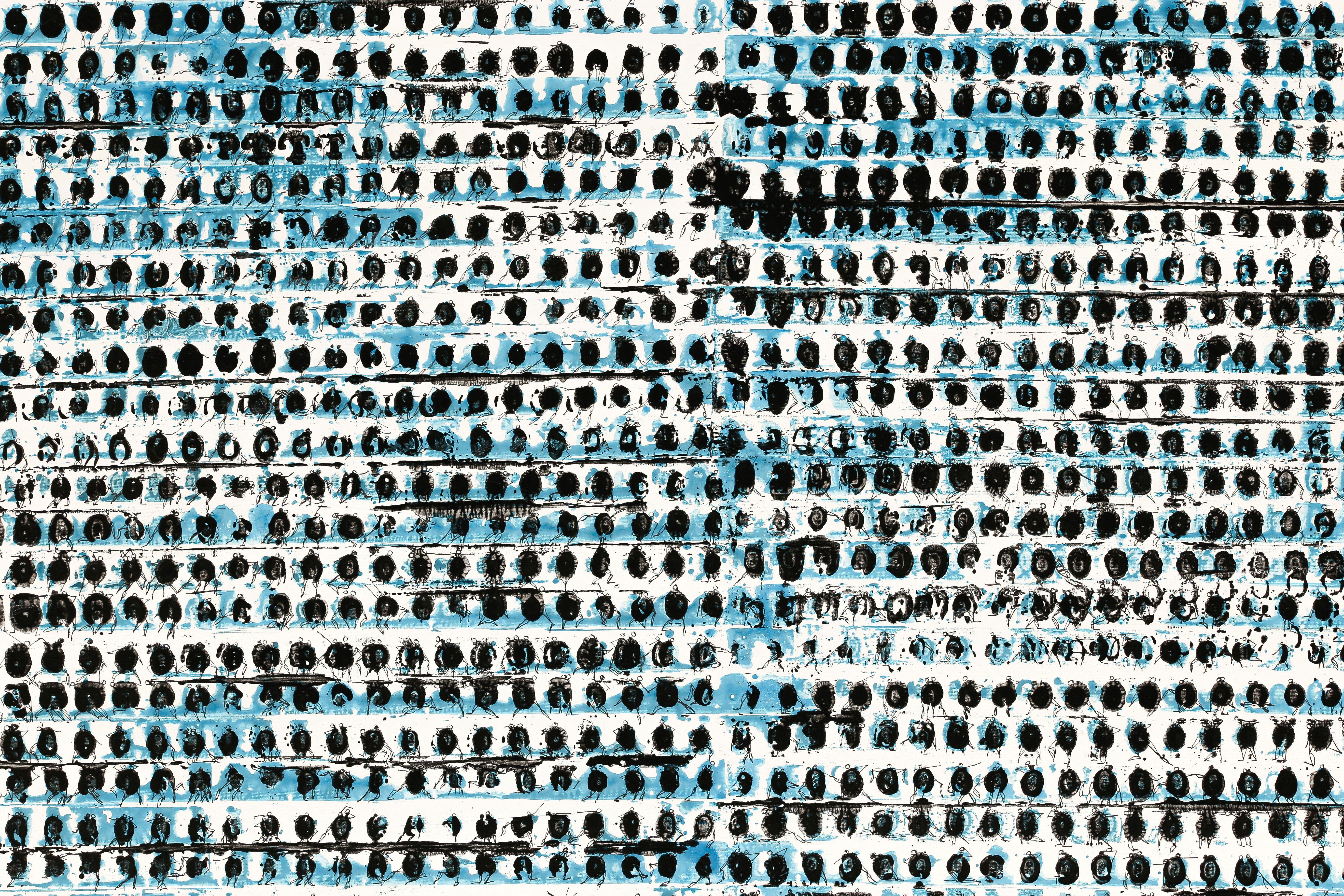 Som histories d'aigua, Gemälde, Acryl auf Leinwand (Sonstige Kunststile), Painting, von Bel Mur