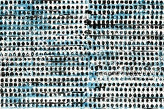 Som histoires d'aigua, peinture à l'acrylique sur toile