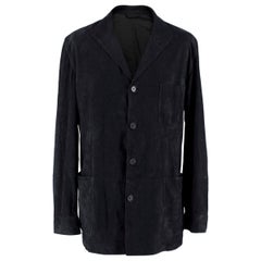 Bel y Cia Teba Navy Suede Tailored Jacket - US size 42