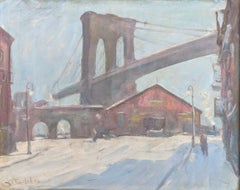 "Sunday Morning Under the Brooklyn Bridge," Bela de Tirefort, New York Street