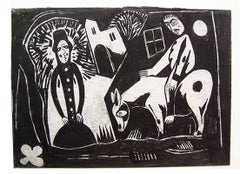 Nocturnal Encounter, ca. 1920's