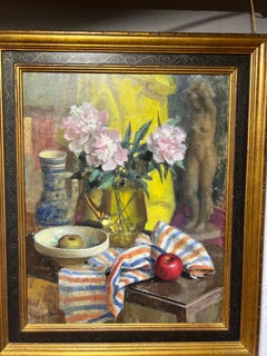 Bela Kontuly (Hungarian 1904-1983) Nude & Still Life Oil on Canvas
