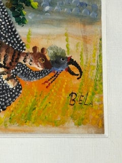 “Tiger attacking turkeys”